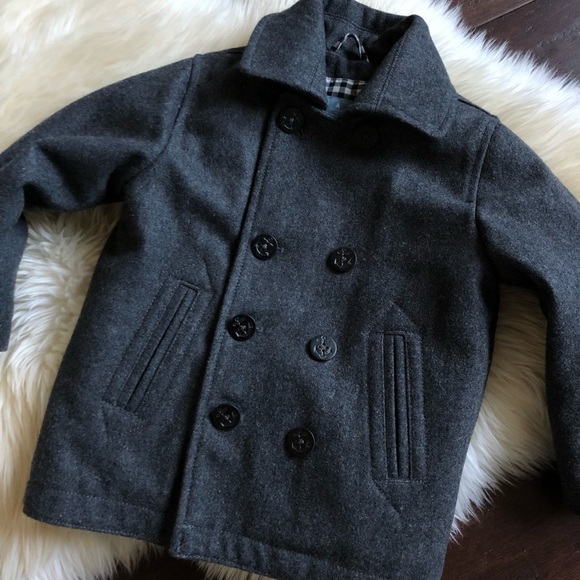 gap wool blend peacoat
